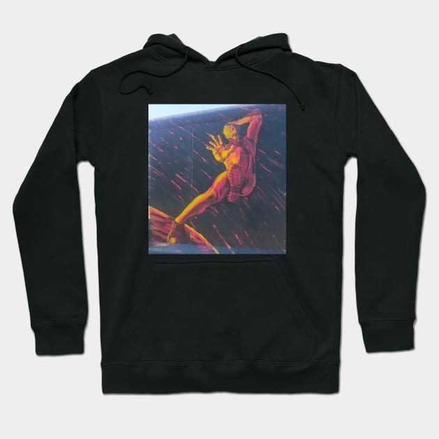 Berlin Wall Street Art Photography Hoodie by P.E. Fireisland